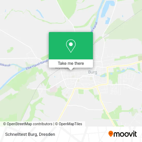 Карта Schnelltest Burg