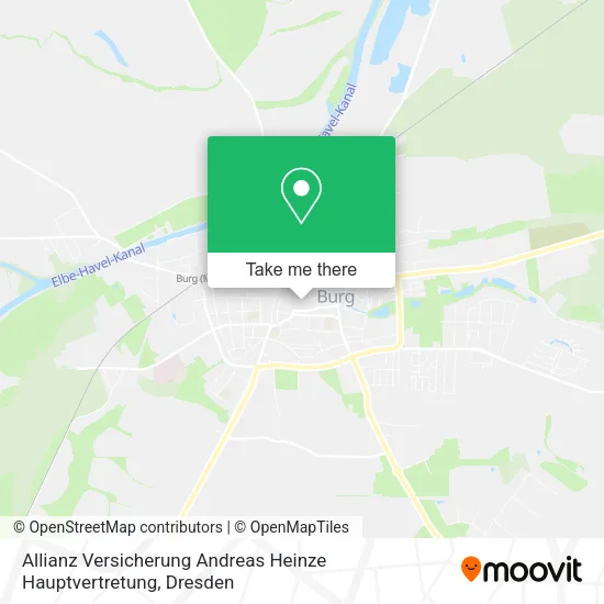 Карта Allianz Versicherung Andreas Heinze Hauptvertretung