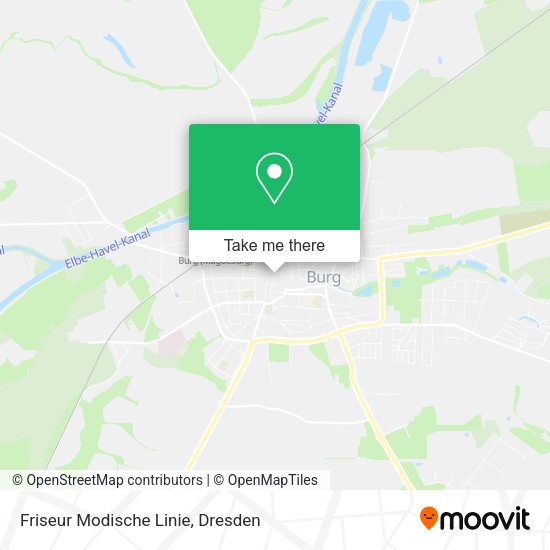 Карта Friseur Modische Linie