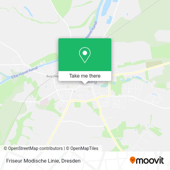 Карта Friseur Modische Linie