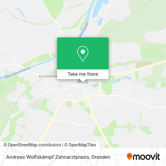 Карта Andreas Wolfskämpf Zahnarztpraxis