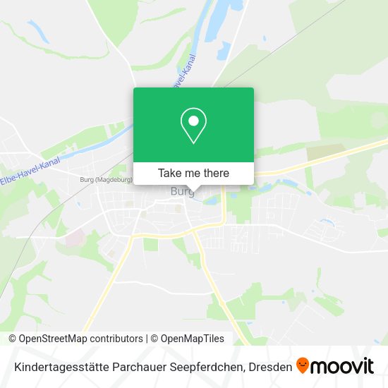 Карта Kindertagesstätte Parchauer Seepferdchen