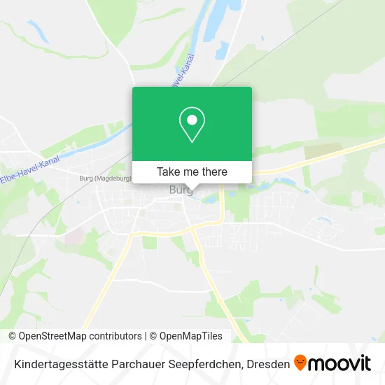 Карта Kindertagesstätte Parchauer Seepferdchen