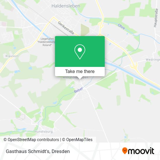 Карта Gasthaus Schmidt's