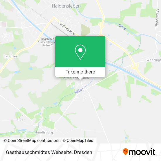 Карта Gasthausschmidtss Webseite