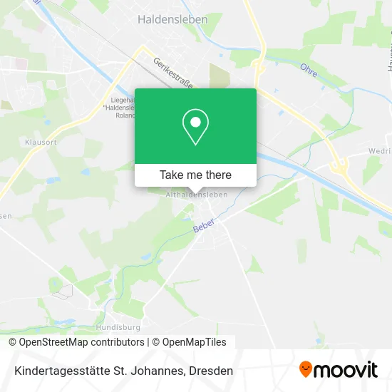 Карта Kindertagesstätte St. Johannes