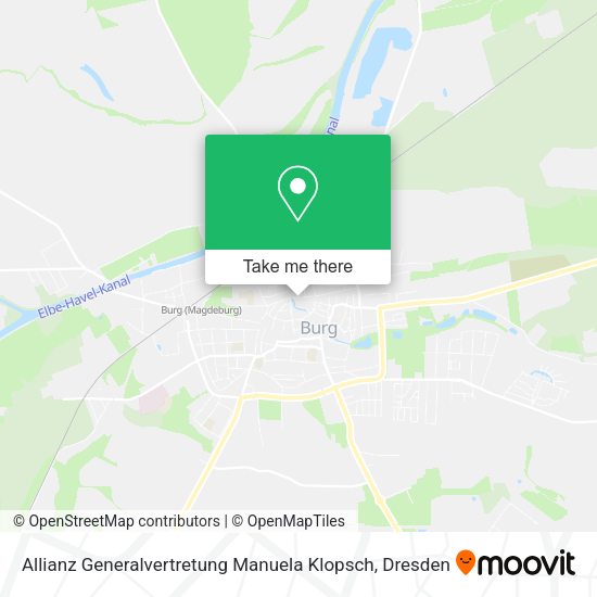 Карта Allianz Generalvertretung Manuela Klopsch