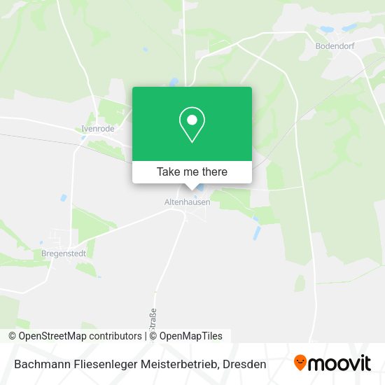 Карта Bachmann Fliesenleger Meisterbetrieb