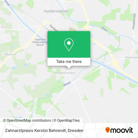 Карта Zahnarztpraxis Kerstin Behrendt