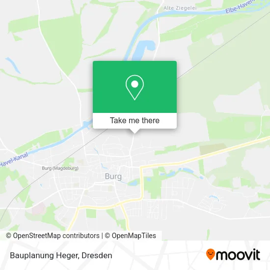 Карта Bauplanung Heger