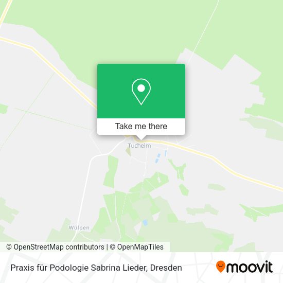 Карта Praxis für Podologie Sabrina Lieder