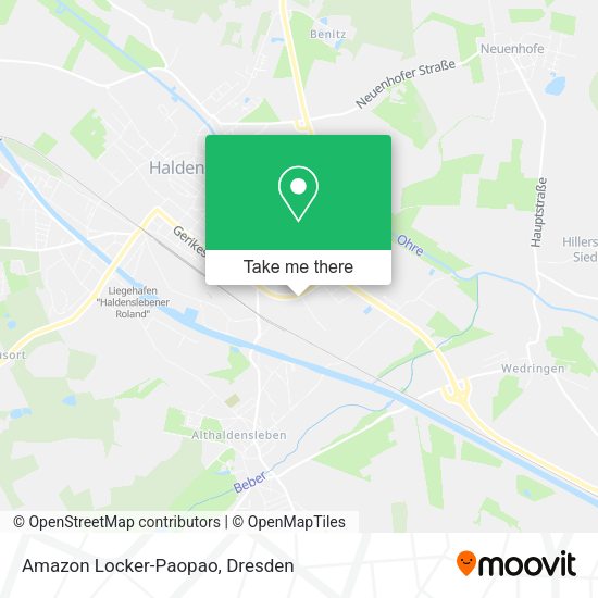 Карта Amazon Locker-Paopao