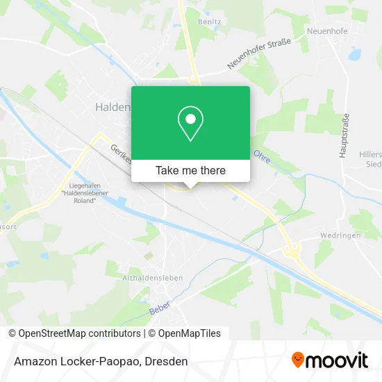 Карта Amazon Locker-Paopao