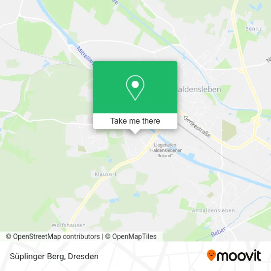 Süplinger Berg map