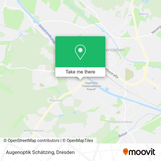 Карта Augenoptik Schätzing