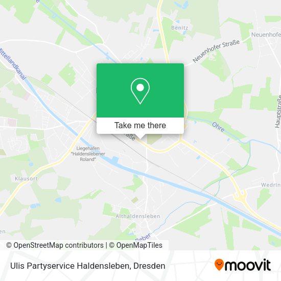 Карта Ulis Partyservice Haldensleben