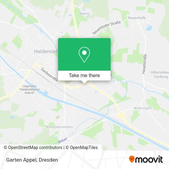 Карта Garten Appel