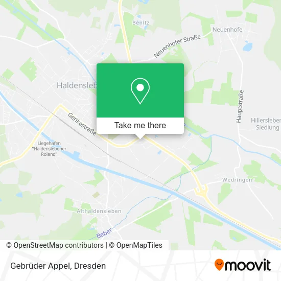 Карта Gebrüder Appel