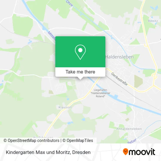 Карта Kindergarten Max und Moritz