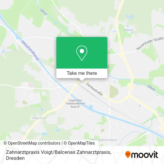 Карта Zahnarztpraxis Voigt / Balcenas Zahnarztpraxis