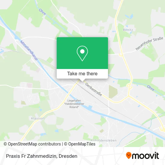 Карта Praxis Fr Zahnmedizin