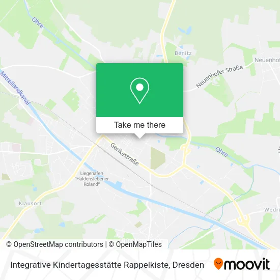 Карта Integrative Kindertagesstätte Rappelkiste