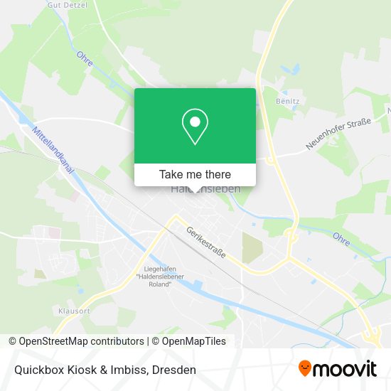 Карта Quickbox Kiosk & Imbiss