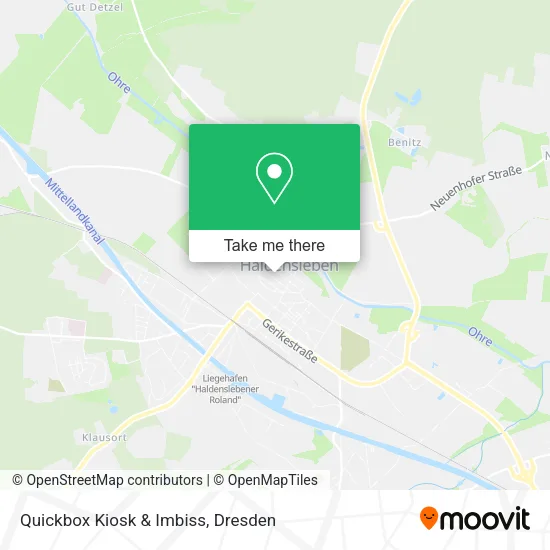 Карта Quickbox Kiosk & Imbiss