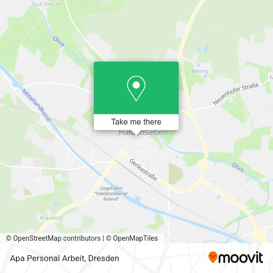 Карта Apa Personal Arbeit