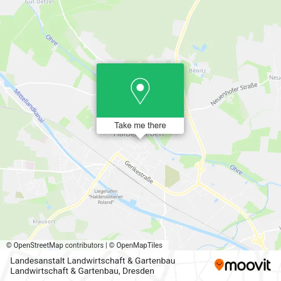 Карта Landesanstalt Landwirtschaft & Gartenbau Landwirtschaft & Gartenbau