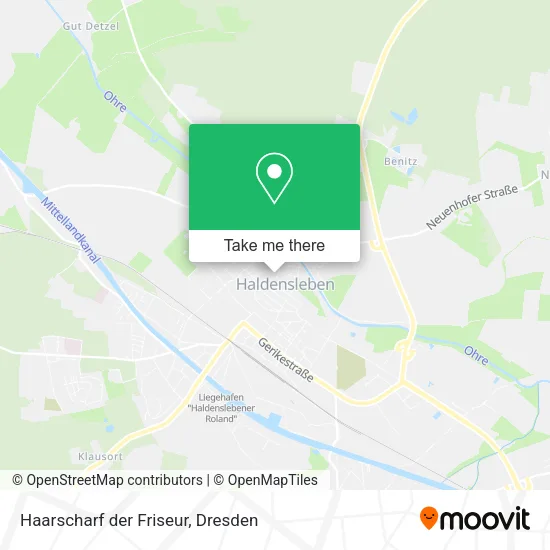Карта Haarscharf der Friseur