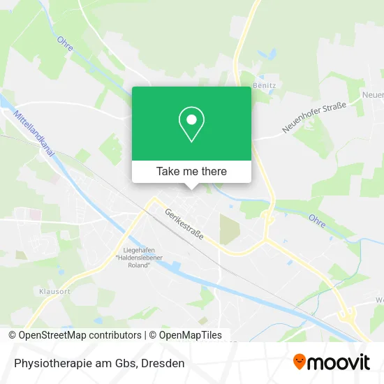 Карта Physiotherapie am Gbs