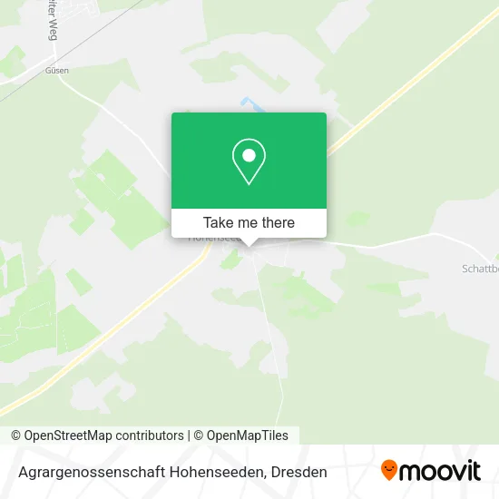 Карта Agrargenossenschaft Hohenseeden