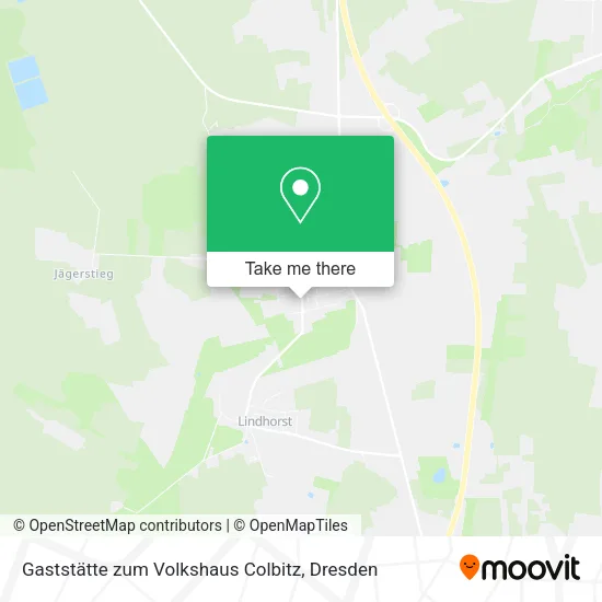 Карта Gaststätte zum Volkshaus Colbitz