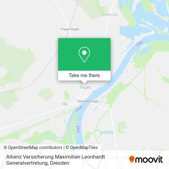 Карта Allianz Versicherung Maximilian Leonhardt Generalvertretung