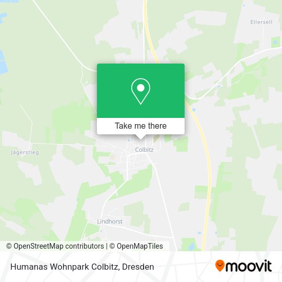 Карта Humanas Wohnpark Colbitz
