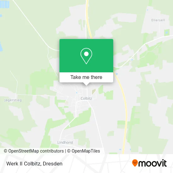 Карта Werk II Colbitz