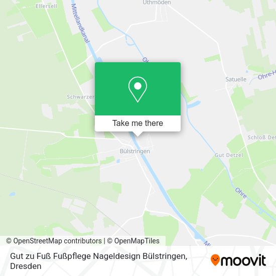Карта Gut zu Fuß Fußpflege Nageldesign Bülstringen