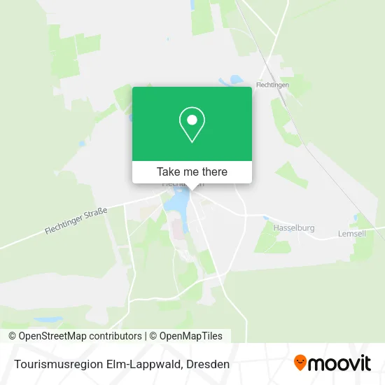 Карта Tourismusregion Elm-Lappwald