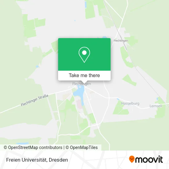 Карта Freien Universität