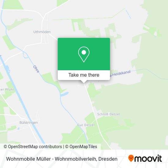 Карта Wohnmobile Müller - Wohnmobilverleih