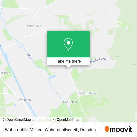Карта Wohnmobile Müller - Wohnmobilverleih
