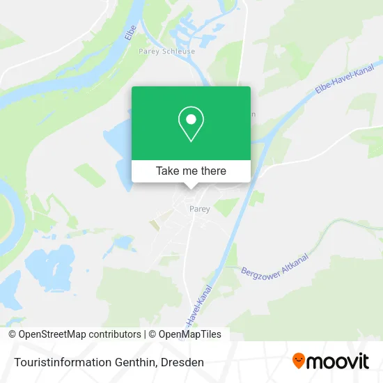 Карта Touristinformation Genthin