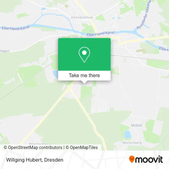 Карта Willging Hubert