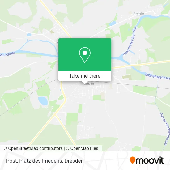 Карта Post, Platz des Friedens