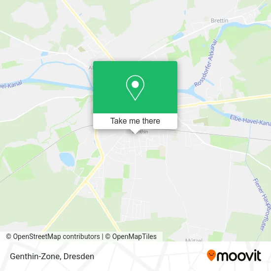 Карта Genthin-Zone