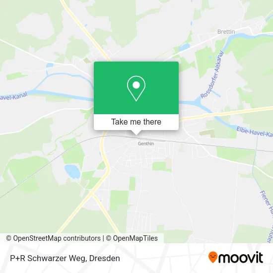 Карта P+R Schwarzer Weg