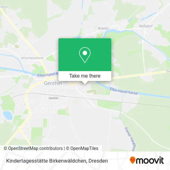 Карта Kindertagesstätte Birkenwäldchen