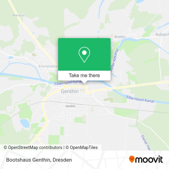 Карта Bootshaus Genthin