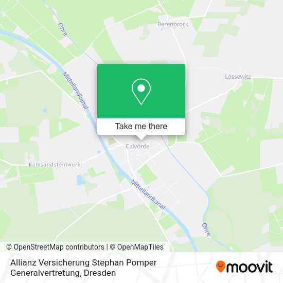 Карта Allianz Versicherung Stephan Pomper Generalvertretung